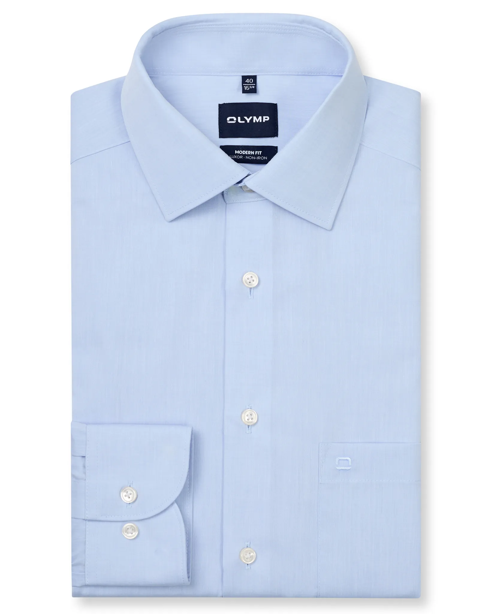 OLYMP Casual Overhemd LM Blauw 011433-32-43