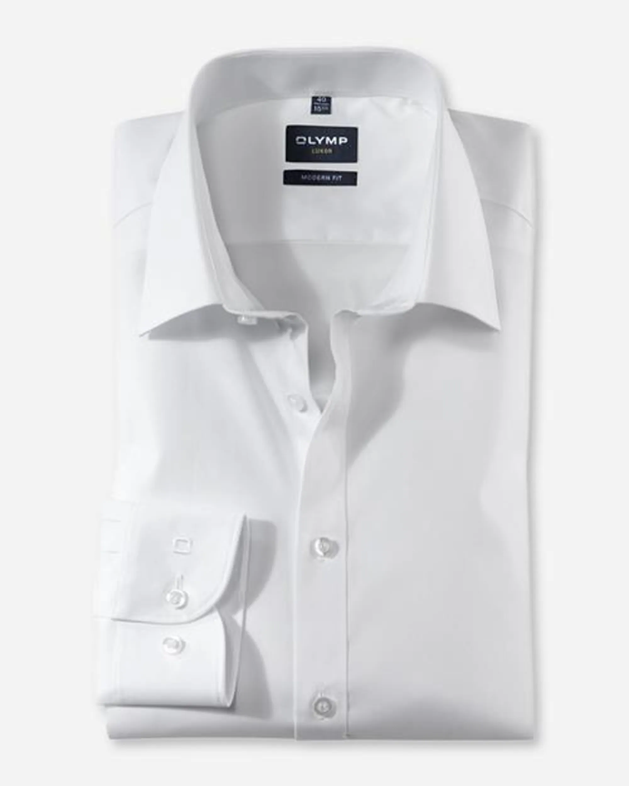 OLYMP Casual Overhemd LM Wit 011472-01-37