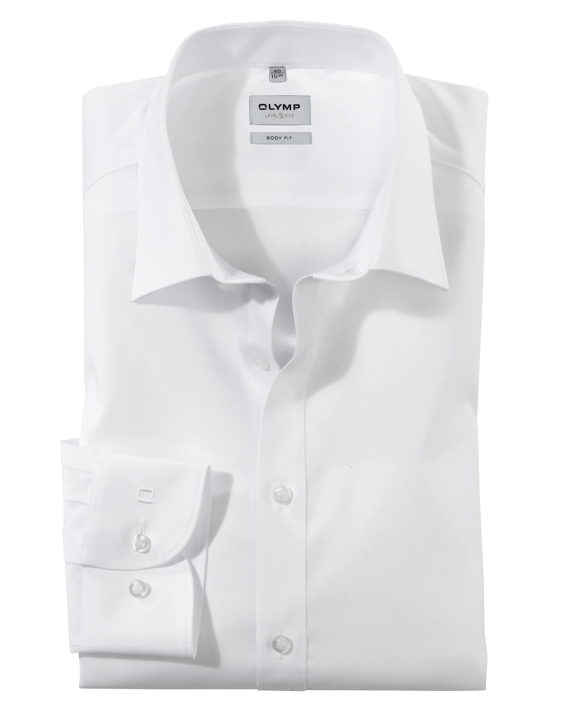 OLYMP Casual Overhemd LM Wit 011516-01-39