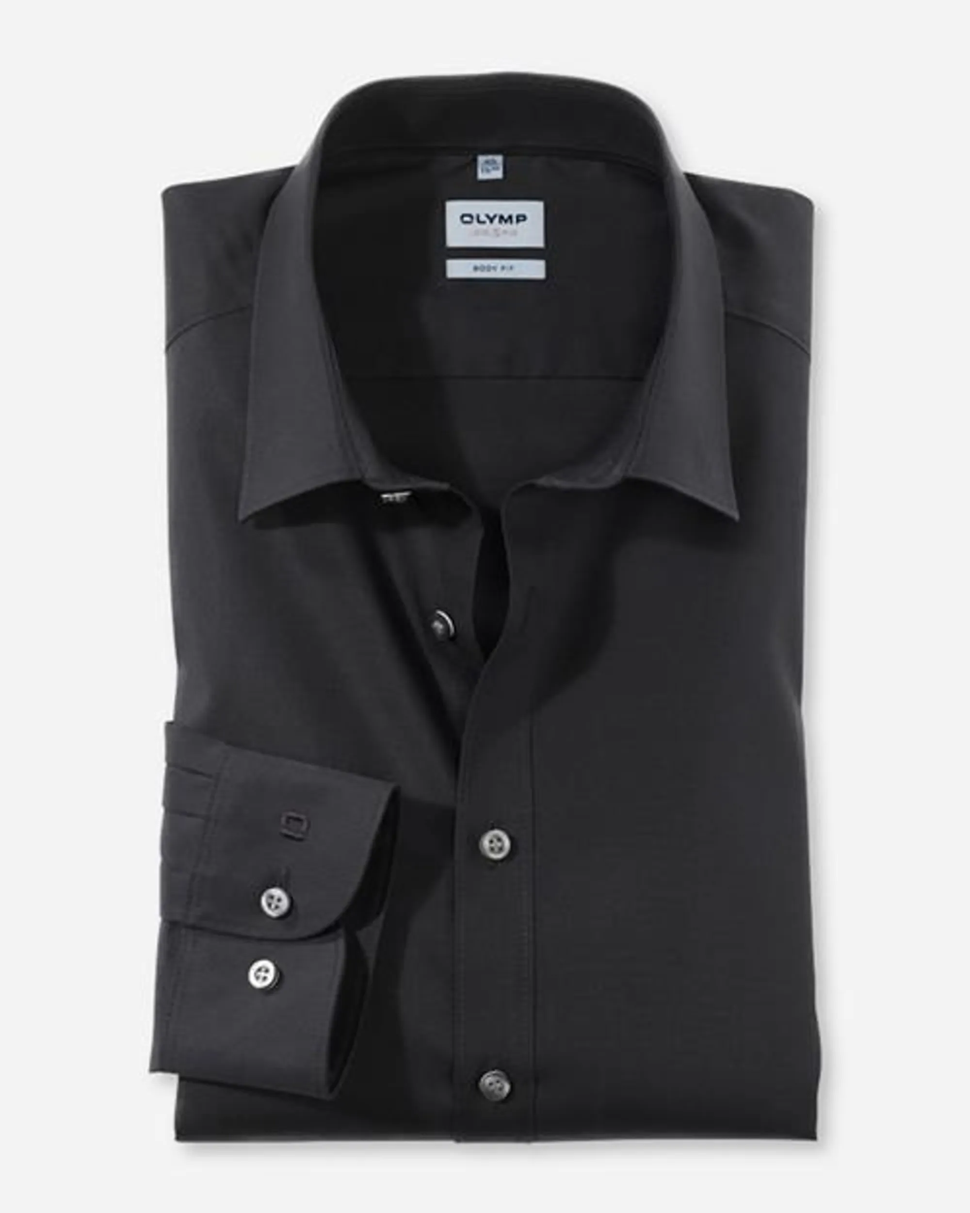 OLYMP Casual Overhemd LM Zwart 011521-10-42