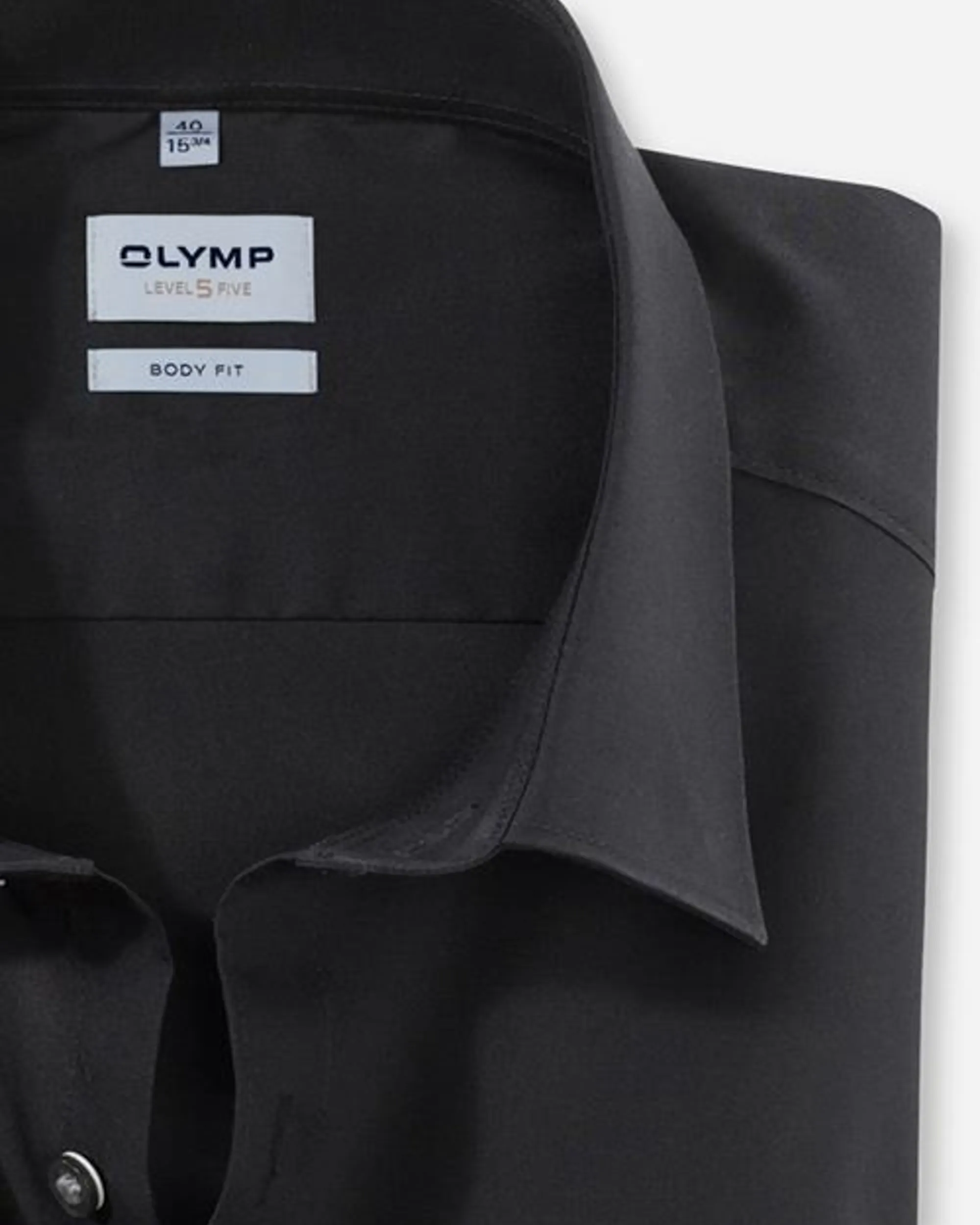 OLYMP Casual Overhemd LM Zwart 011521-10-42