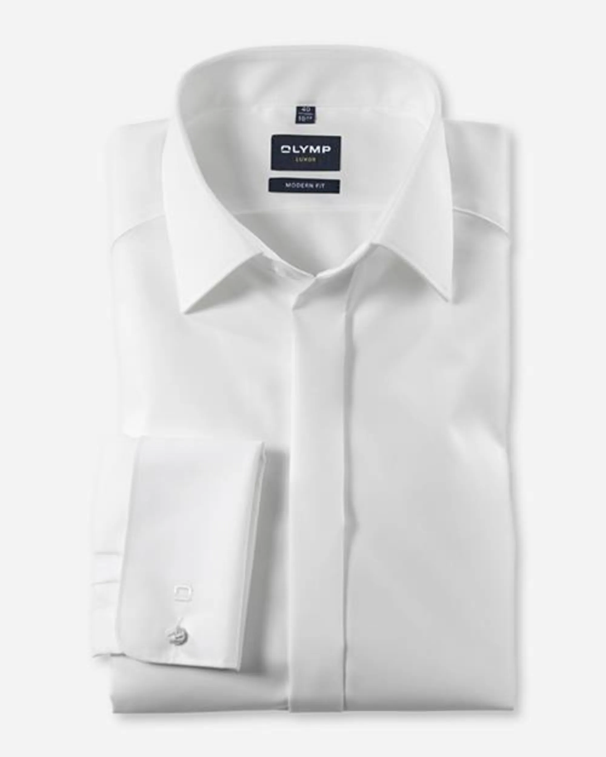 OLYMP Casual Overhemd LM Wit 011528-83-47