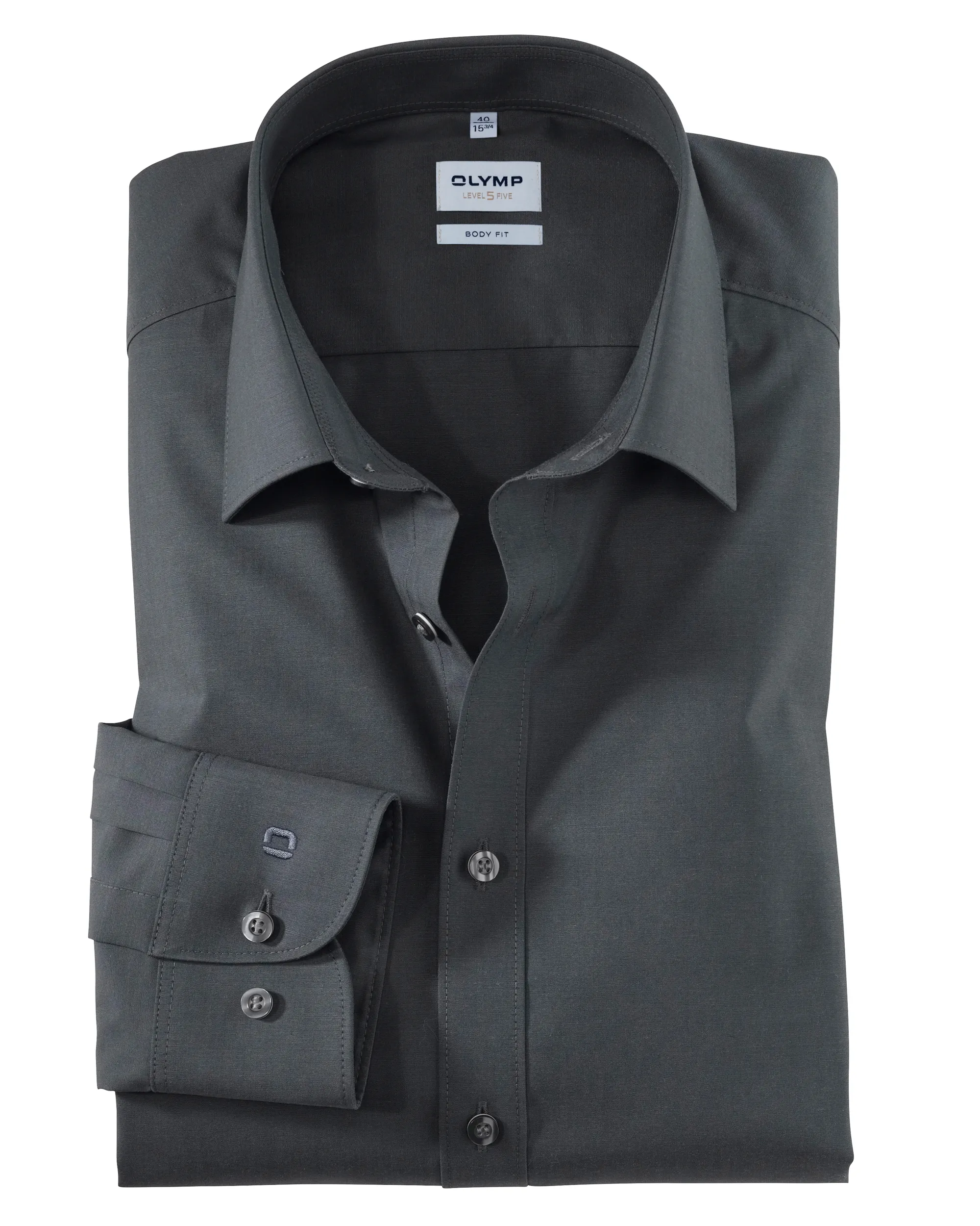 OLYMP Casual Overhemd LM Antraciet 011542-26-42