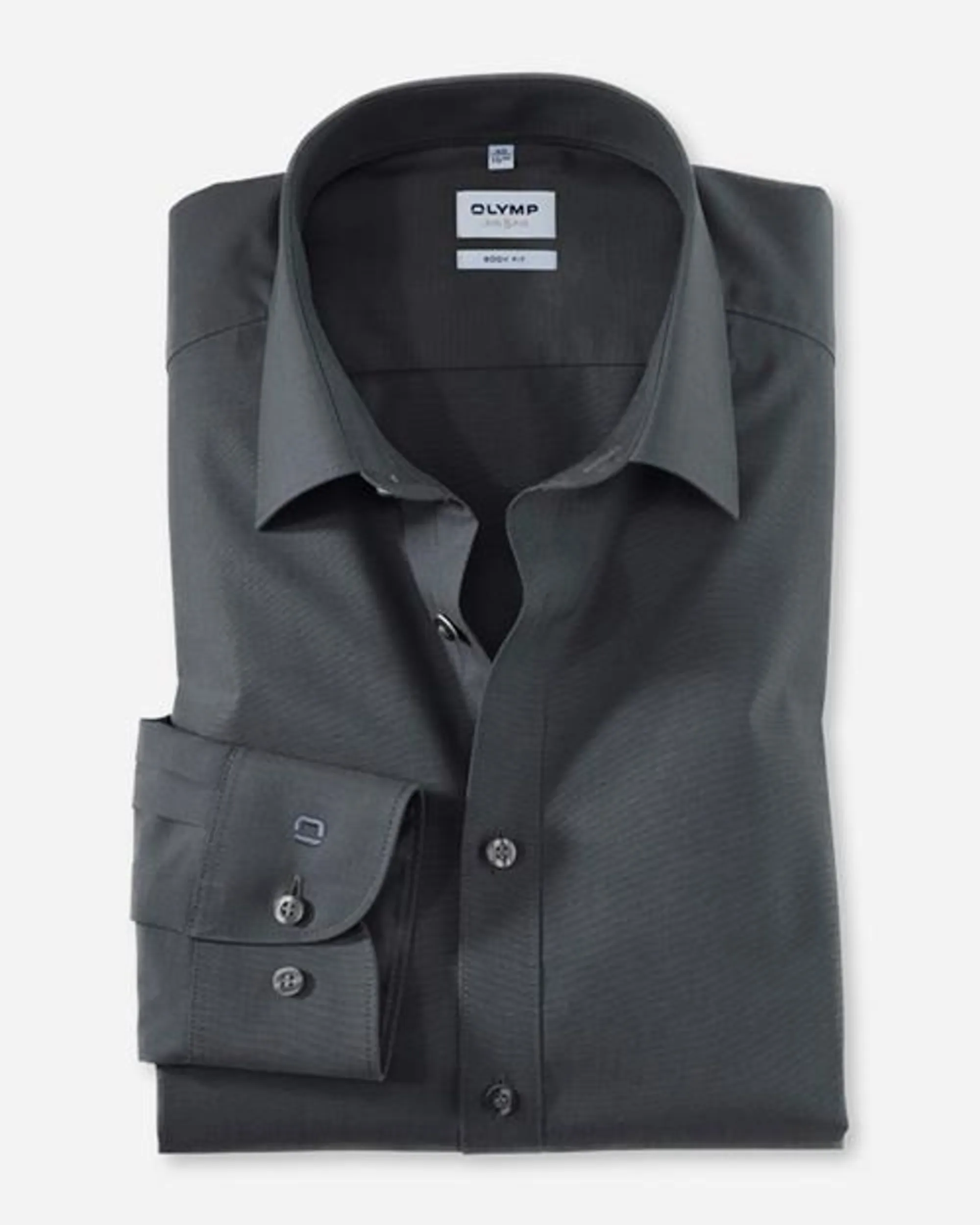 OLYMP Casual Overhemd LM Antraciet 011542-26-42