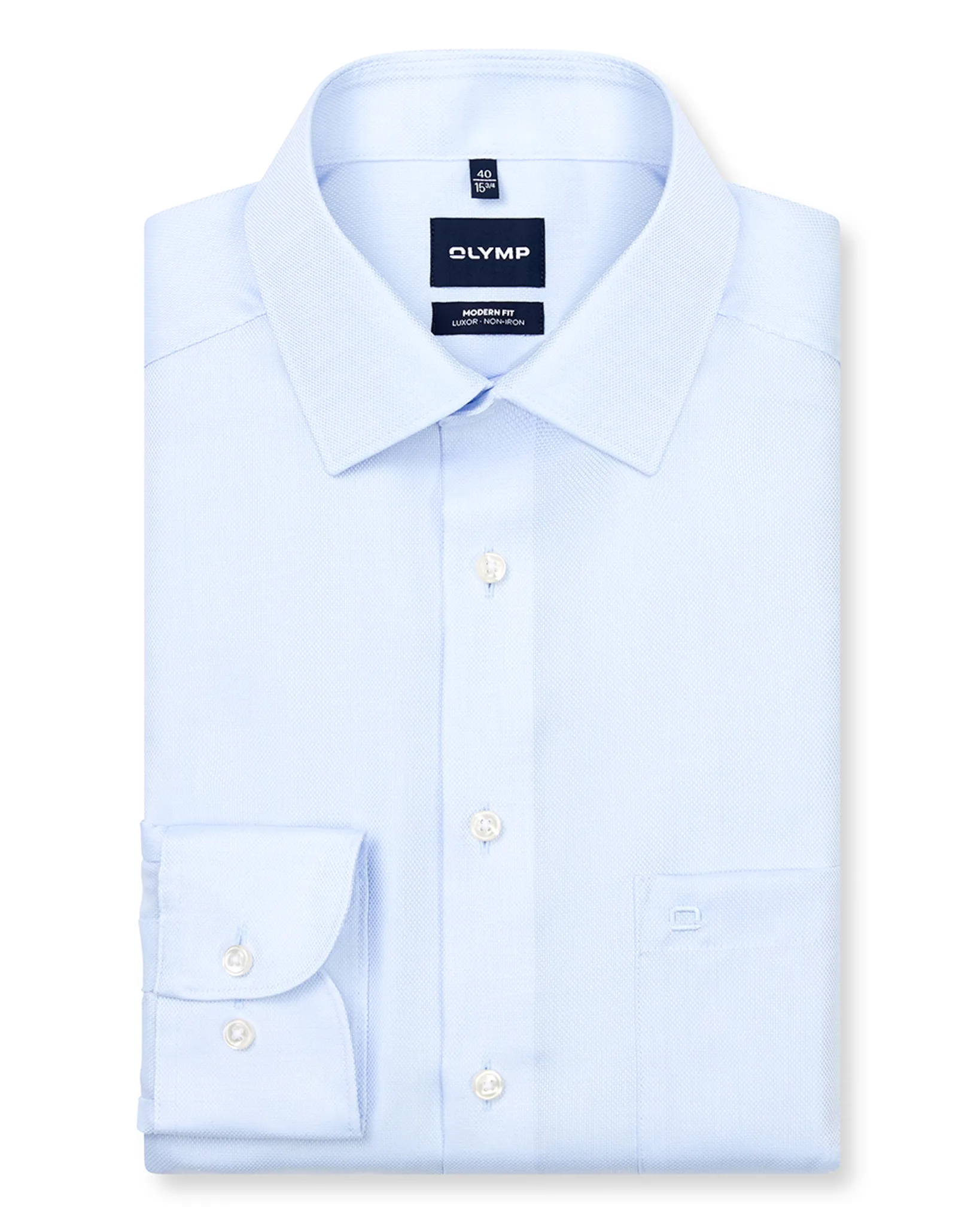 OLYMP Overhemd LM Blauw 011604-32-40