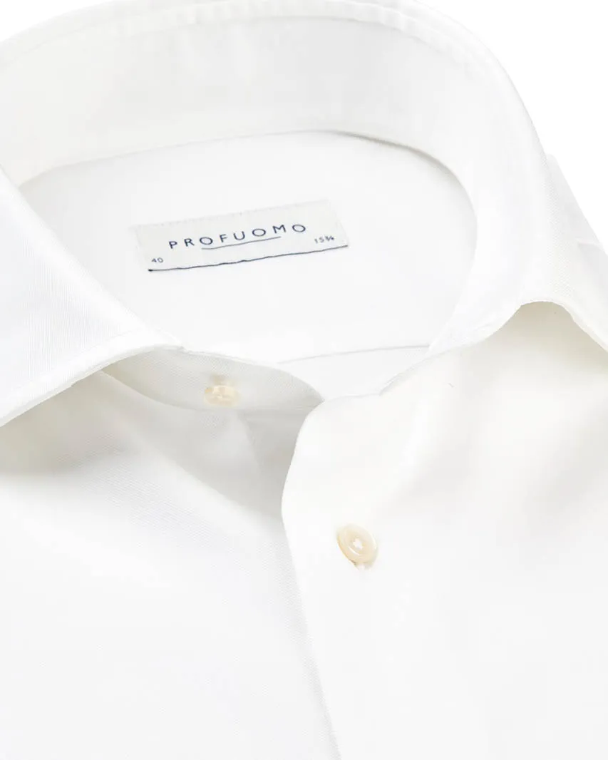 Profuomo Overhemd LM Wit 012649-01-37