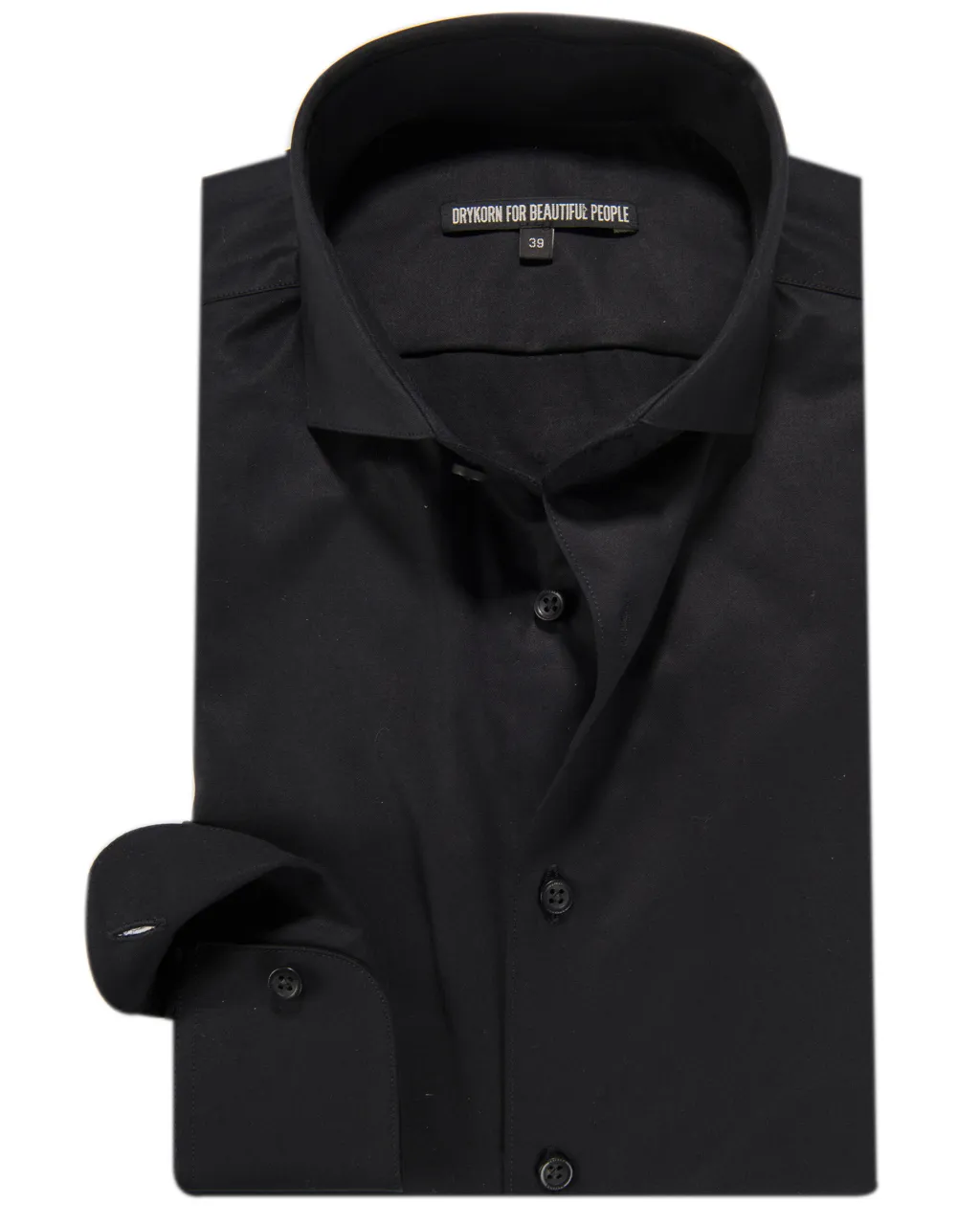 Drykorn Overhemd LM Zwart 014267-10-37