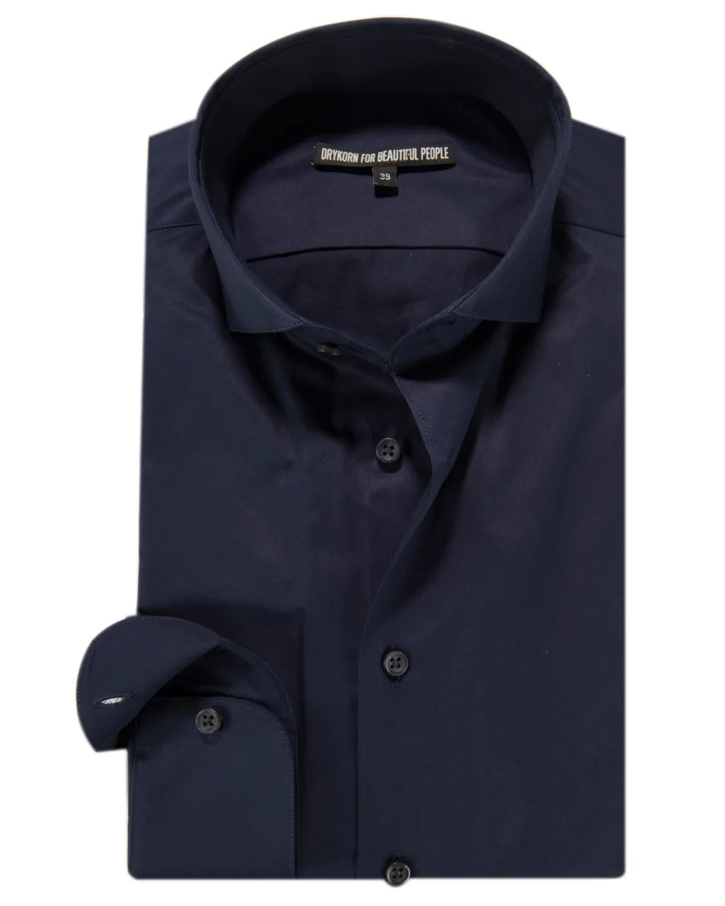 Drykorn Overhemd LM Donker blauw 014267-31-37