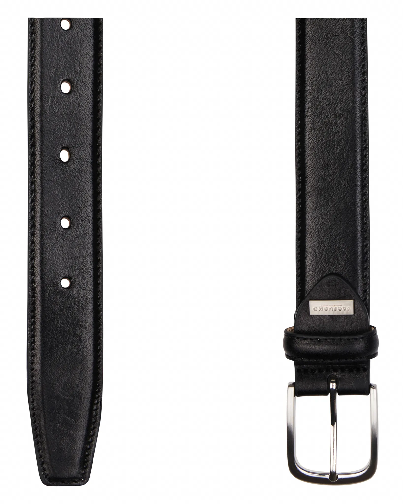 Profuomo Geklede riem Zwart 017942-10-100