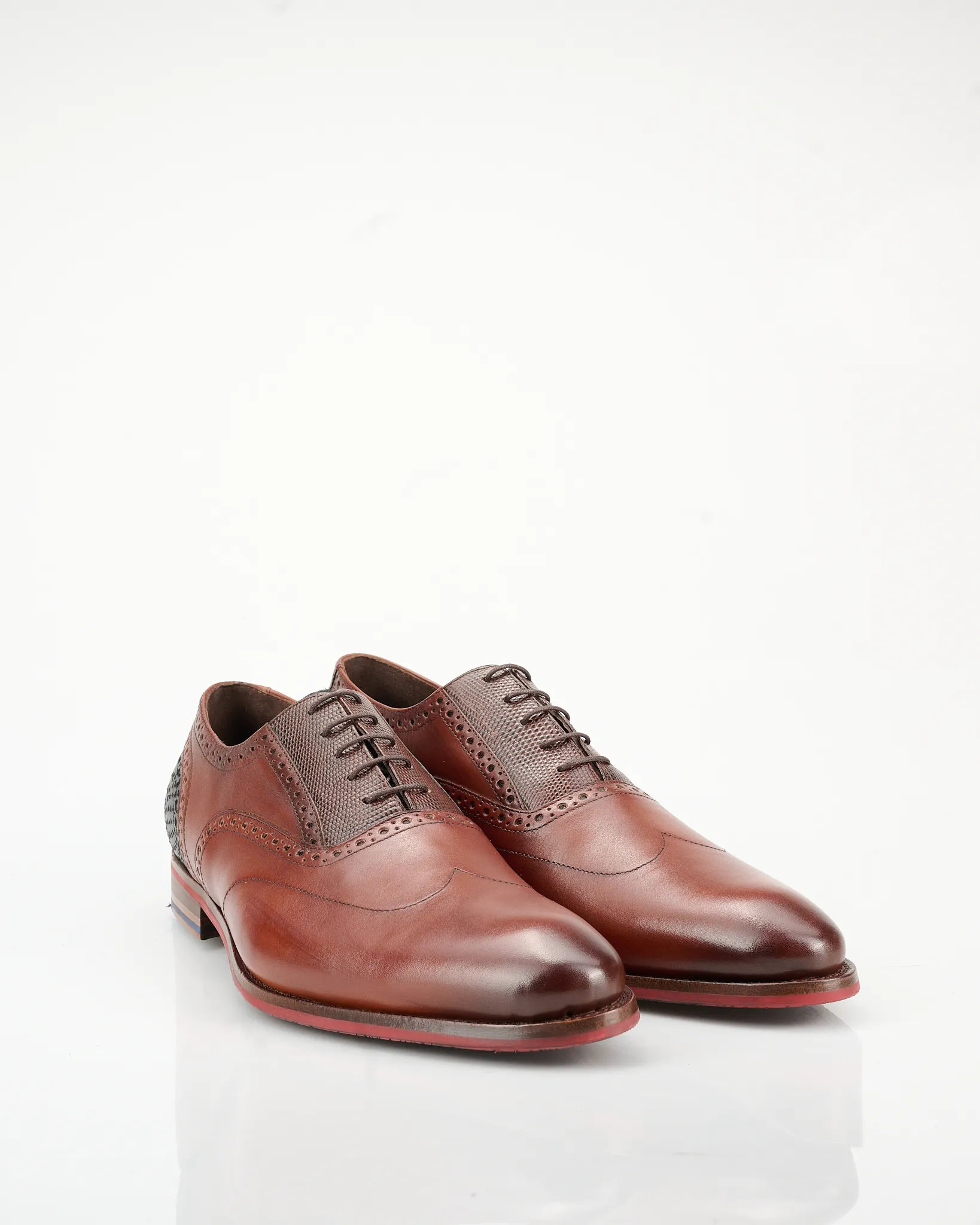 Floris van Bommel De Stapper Geklede schoenen Cognac 027731-82-38