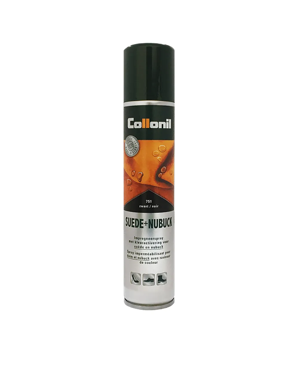 Collonil Suede + Nubuck Zwart Spray 200 ml Zwart 028840-10-0