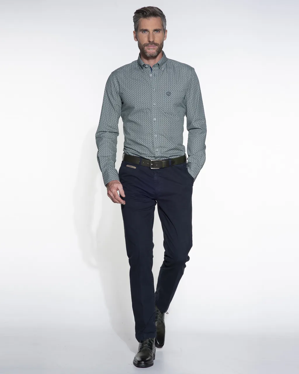 Campbell Chino Donkerblauw uni 036406-381-24