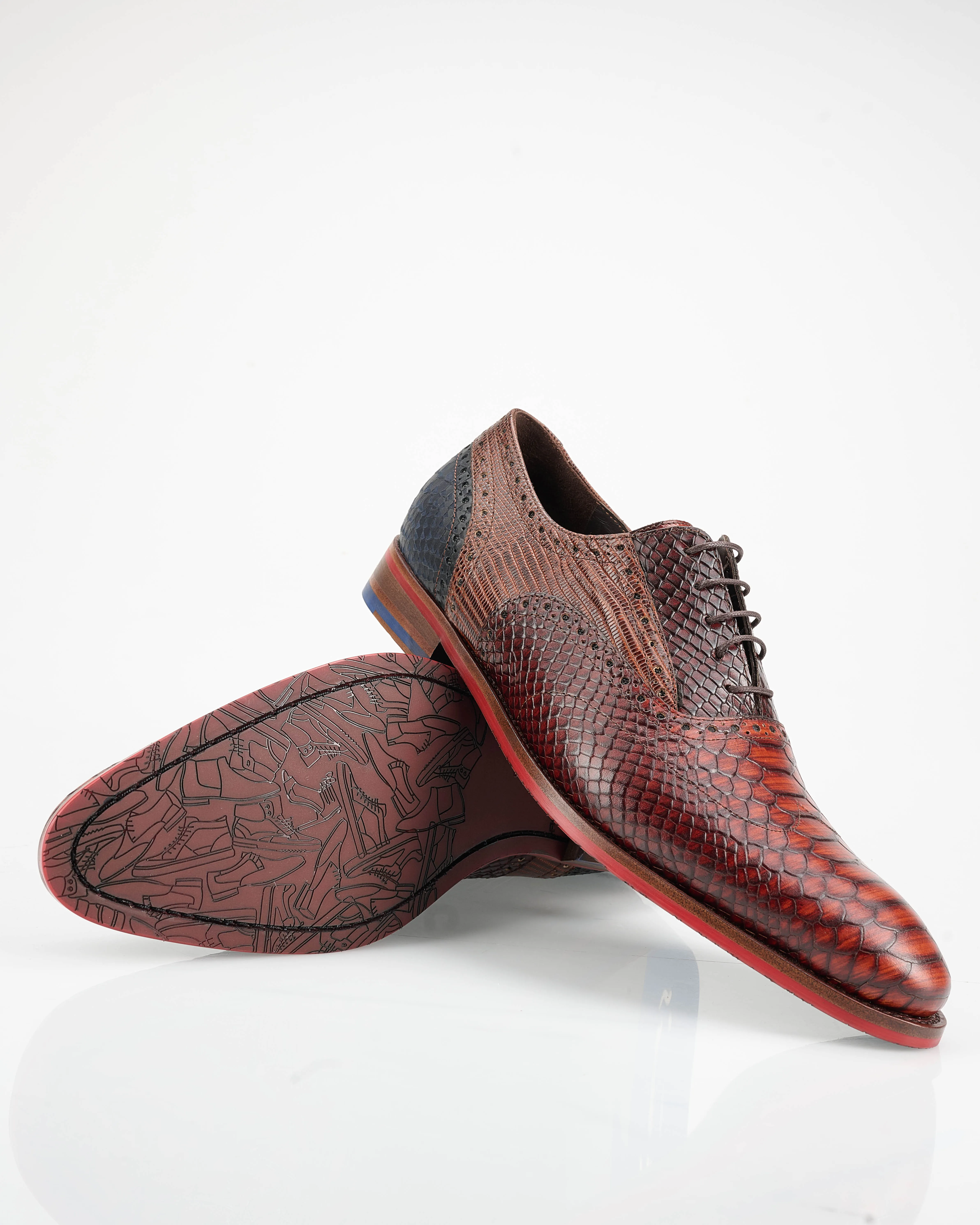 Floris van Bommel De Stapper Geklede schoenen Cognac 038485-82-10