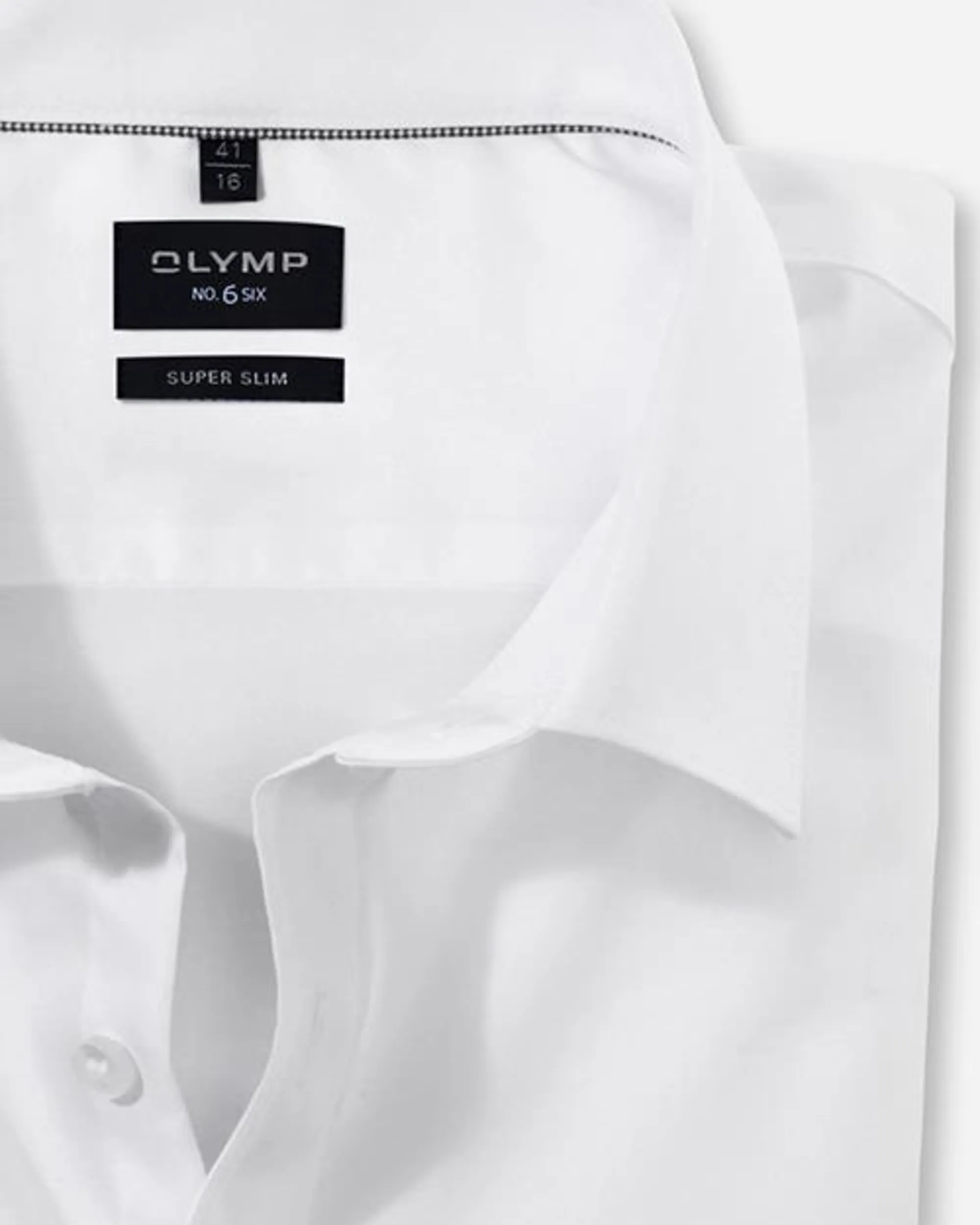 OLYMP Overhemd LM Wit 040714-01-37