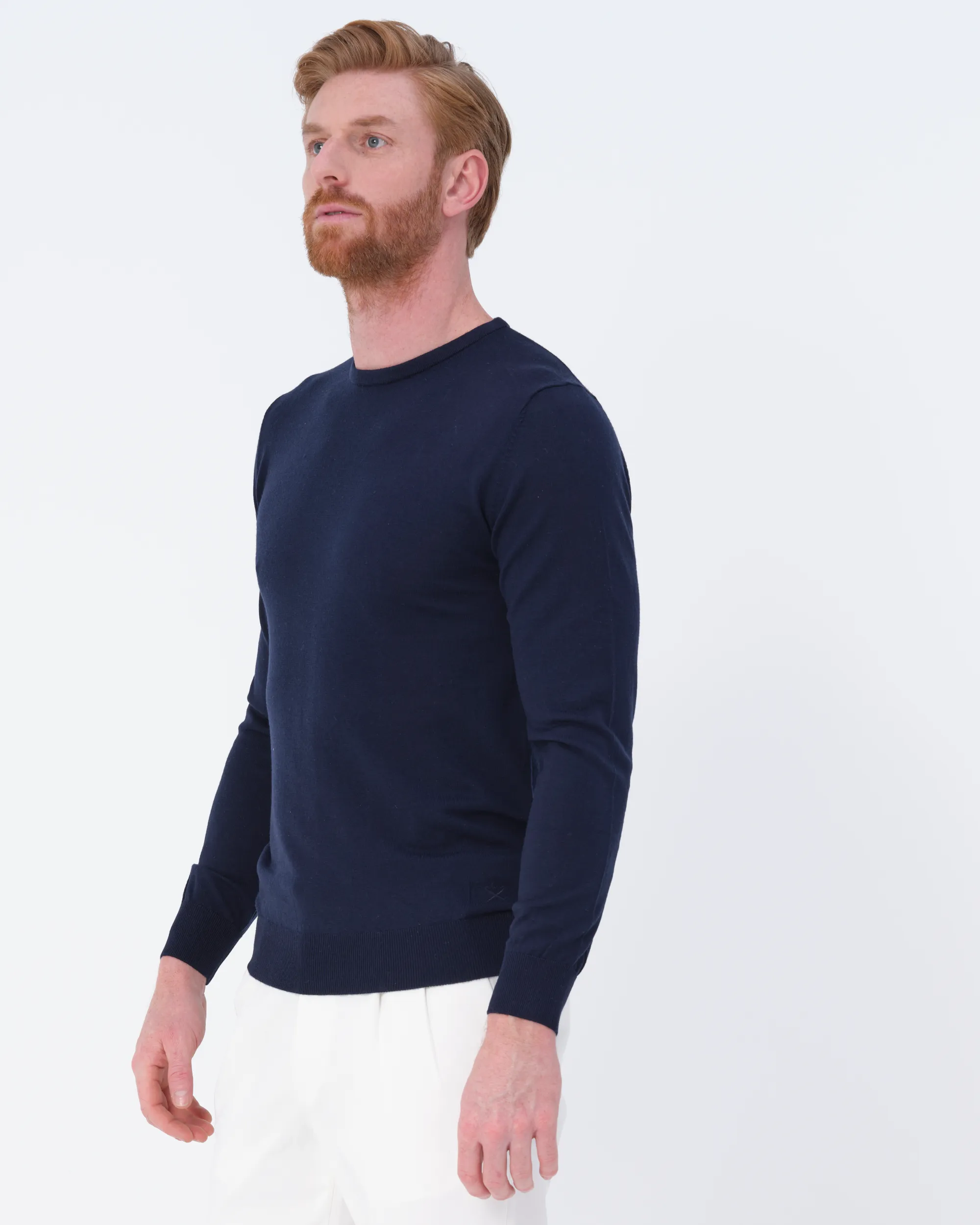Dutch Dandies Connery Trui ronde hals Donkerblauw 044525-380-L