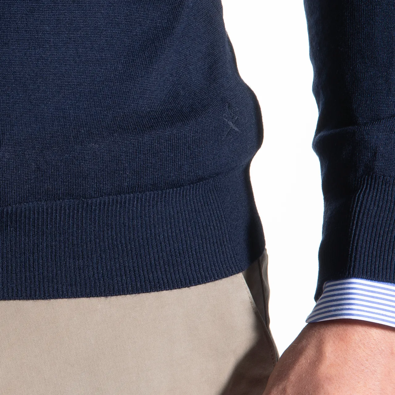 Dutch Dandies Connery Trui ronde hals Donkerblauw 044525-380-L