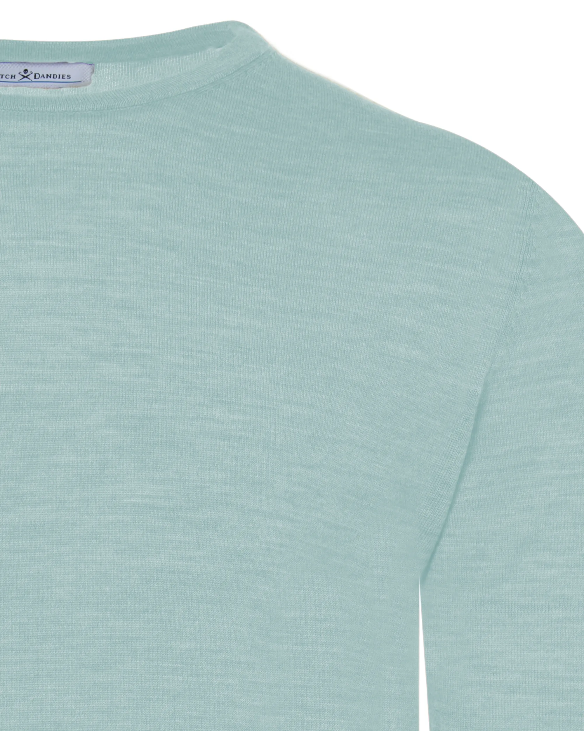 Dutch Dandies Trui O-hals Mint uni 044525-022-L