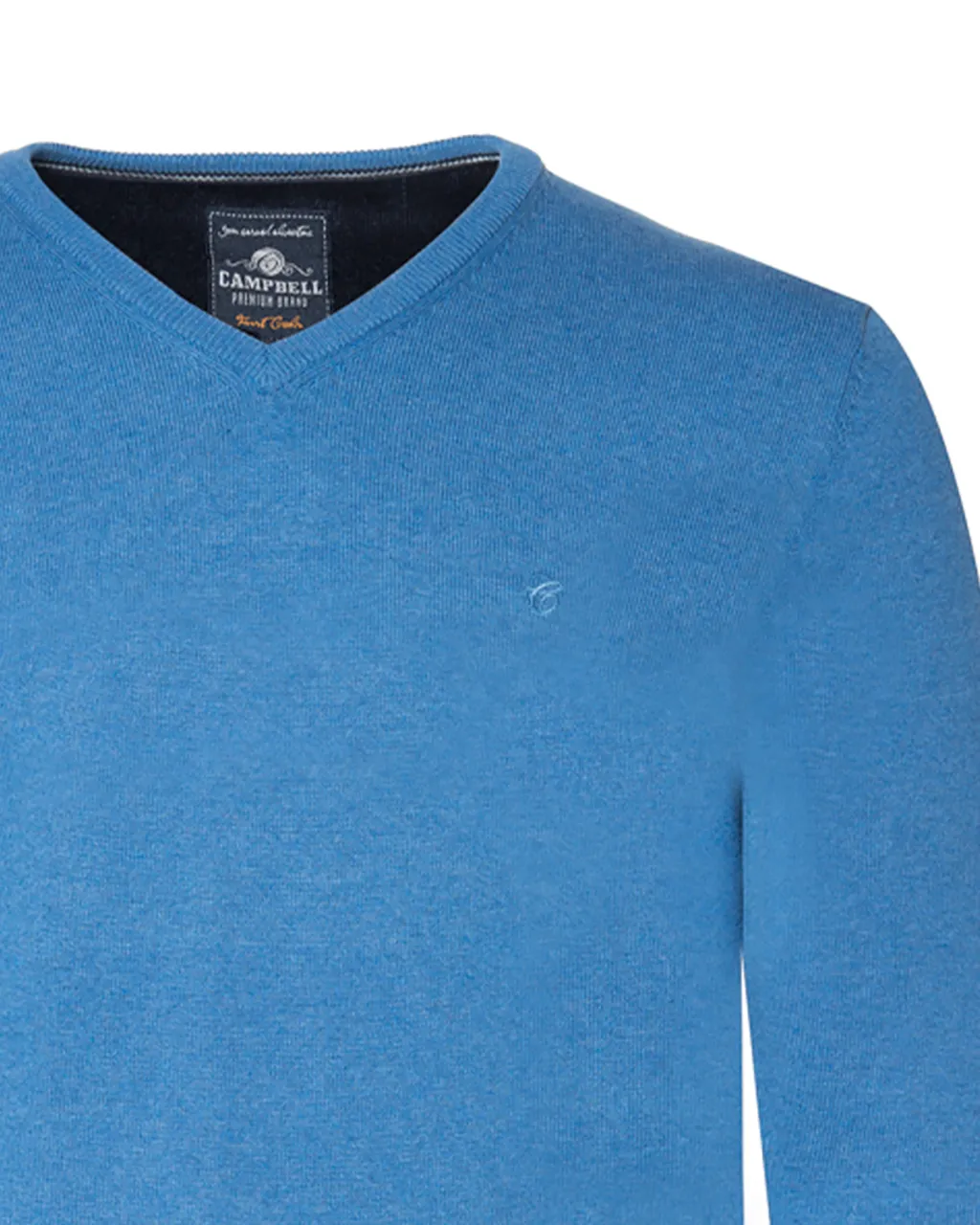 Campbell Trui V-hals Blauw 044530-300-L