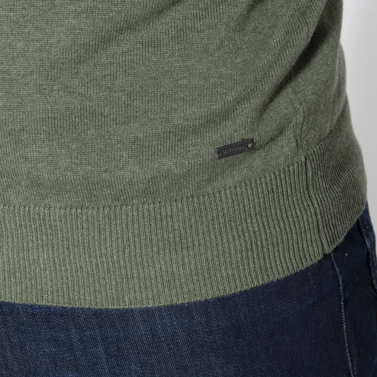 Campbell Trui V-hals Donkergroen 044530-480-L