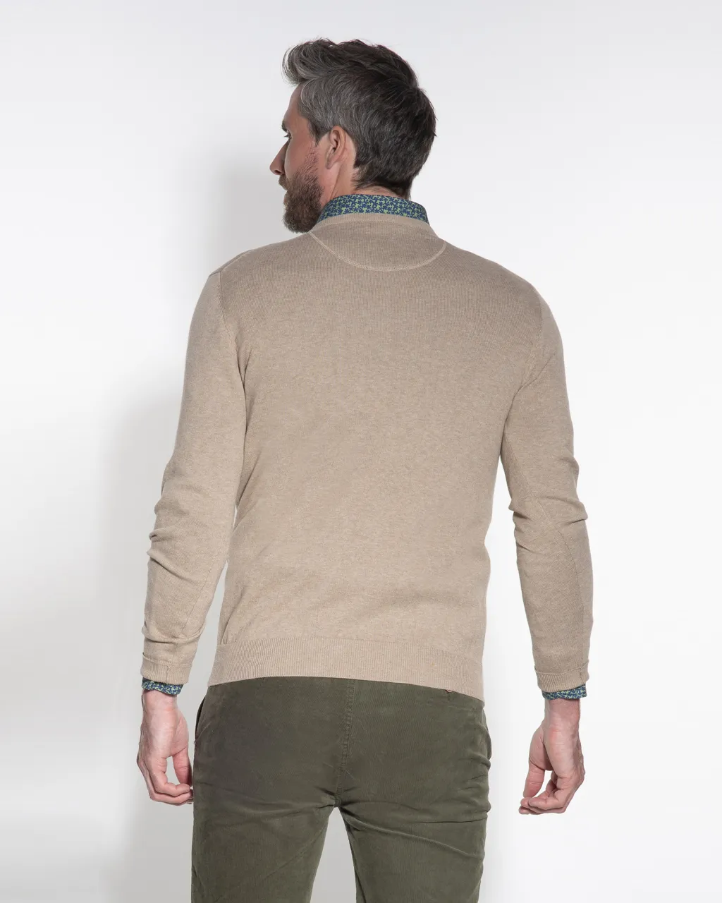 Campbell Trui V-hals Beige 044530-810-L
