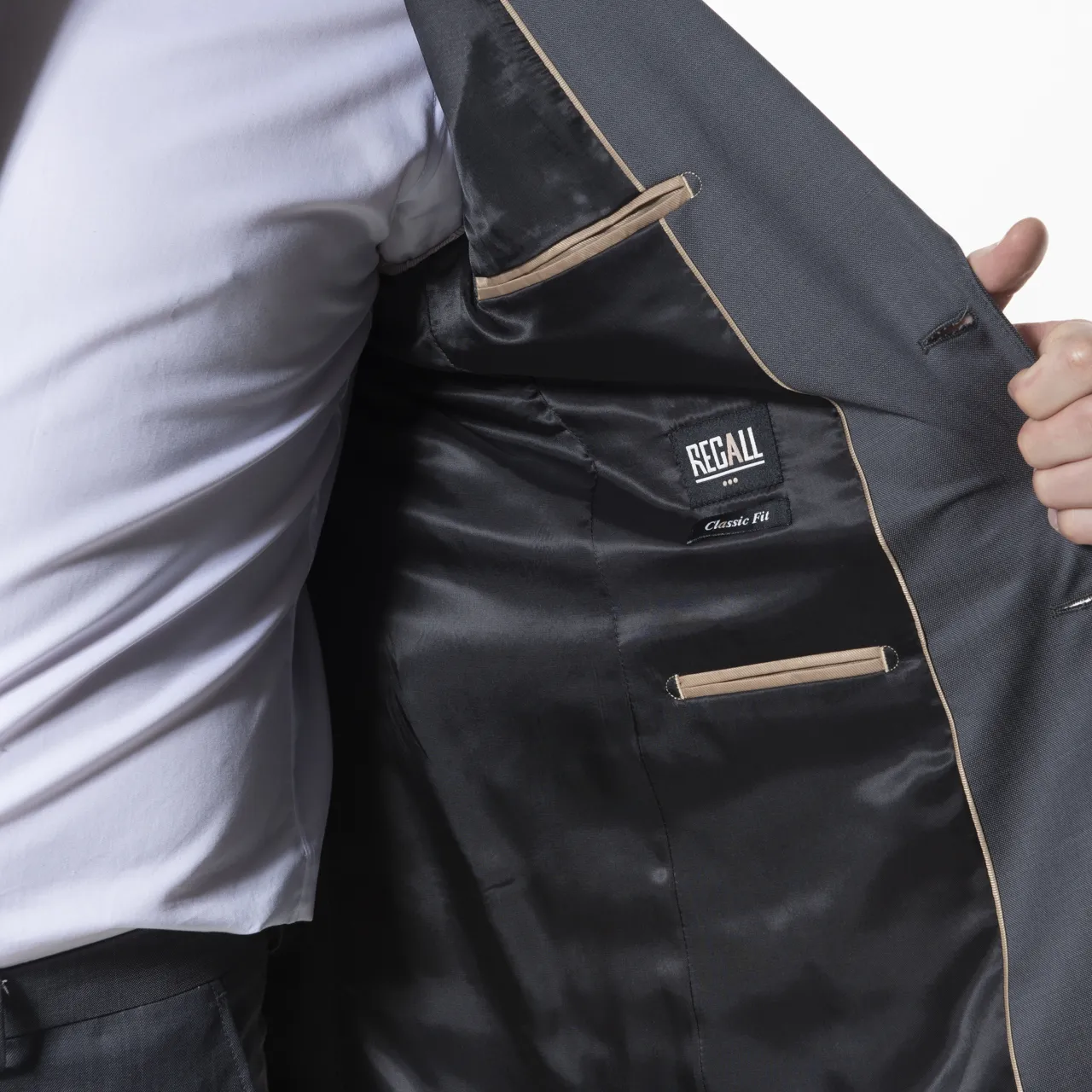 Recall Classic fit Pak Grijs uni 045494-201-24
