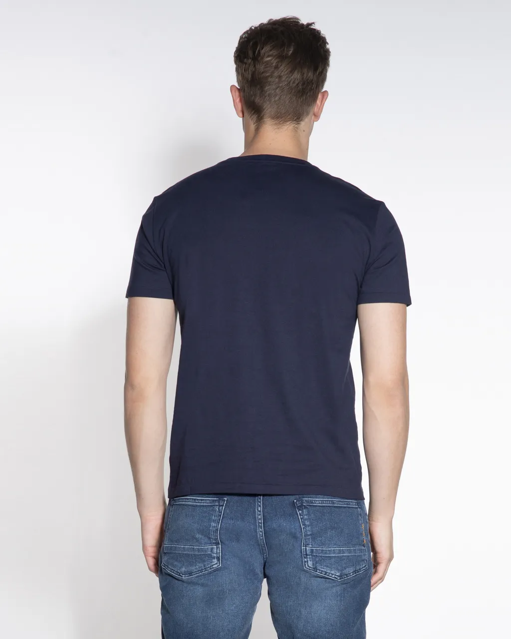 Polo Ralph Lauren Custom Slim fit T-shirt KM Blauw 047456-004-L