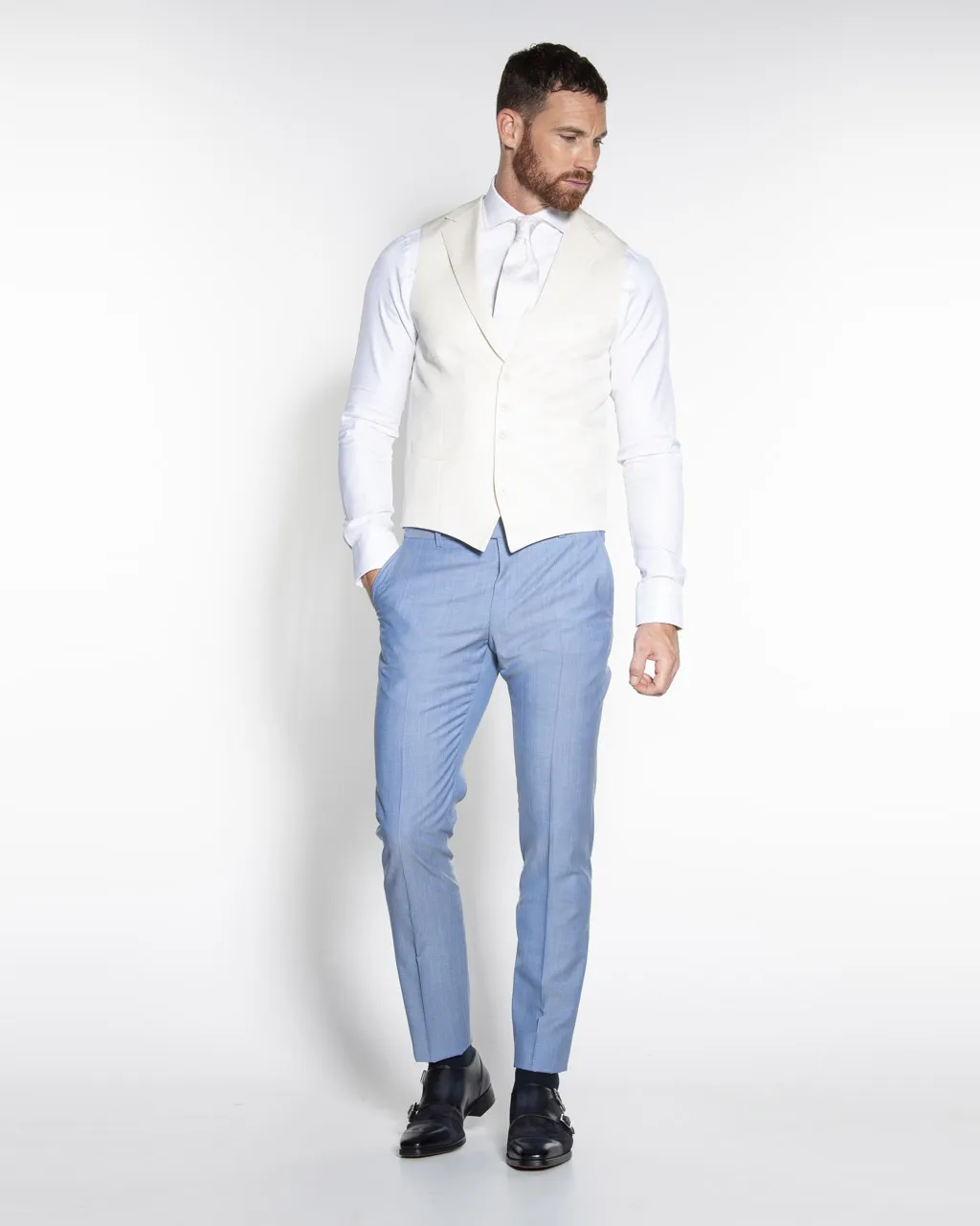 Dutch Dandies Gilet Wit 052834-001