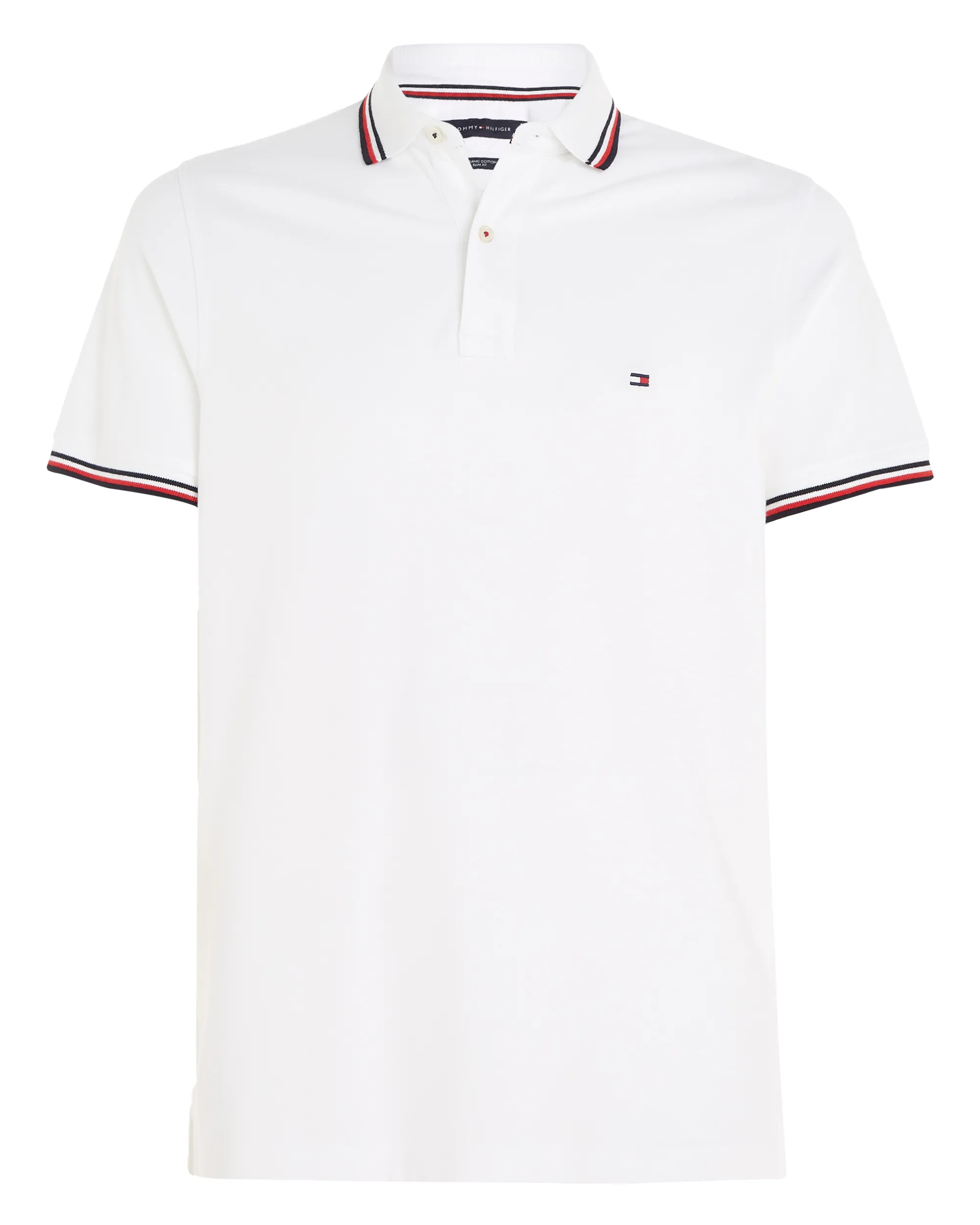Tommy Hilfiger Menswear Polo KM Wit 058572-001-L
