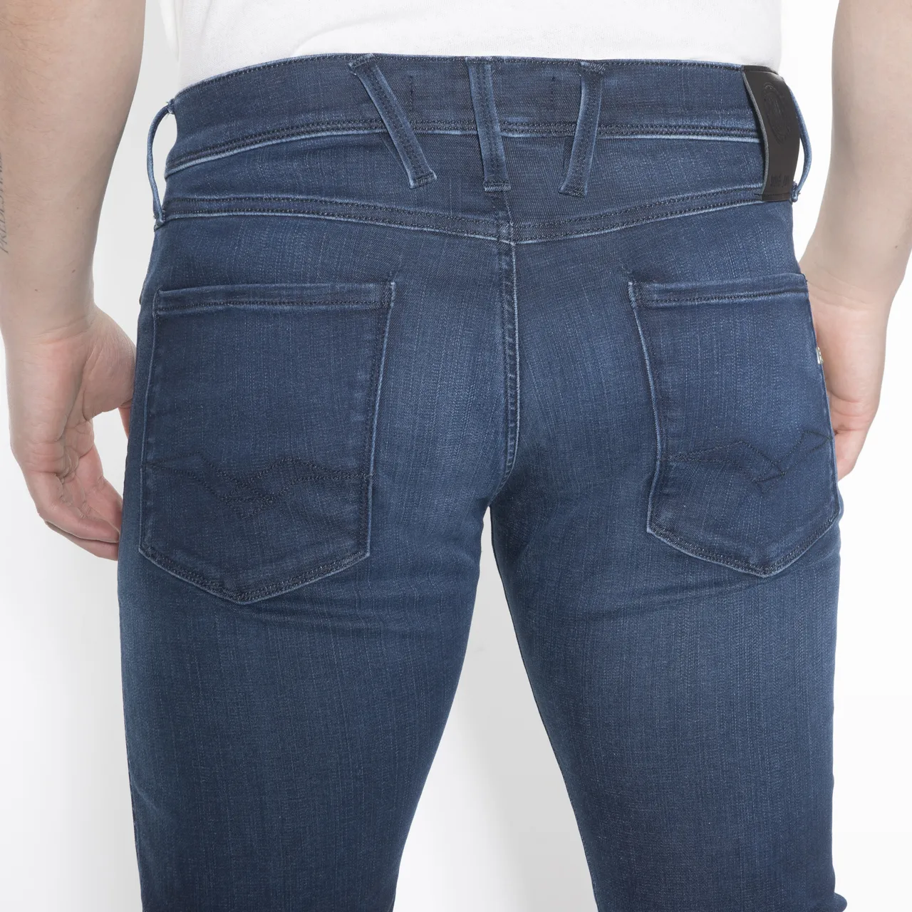 Replay Anbass Hyperflex Cloud Jeans Blauw 058821-001-28/32
