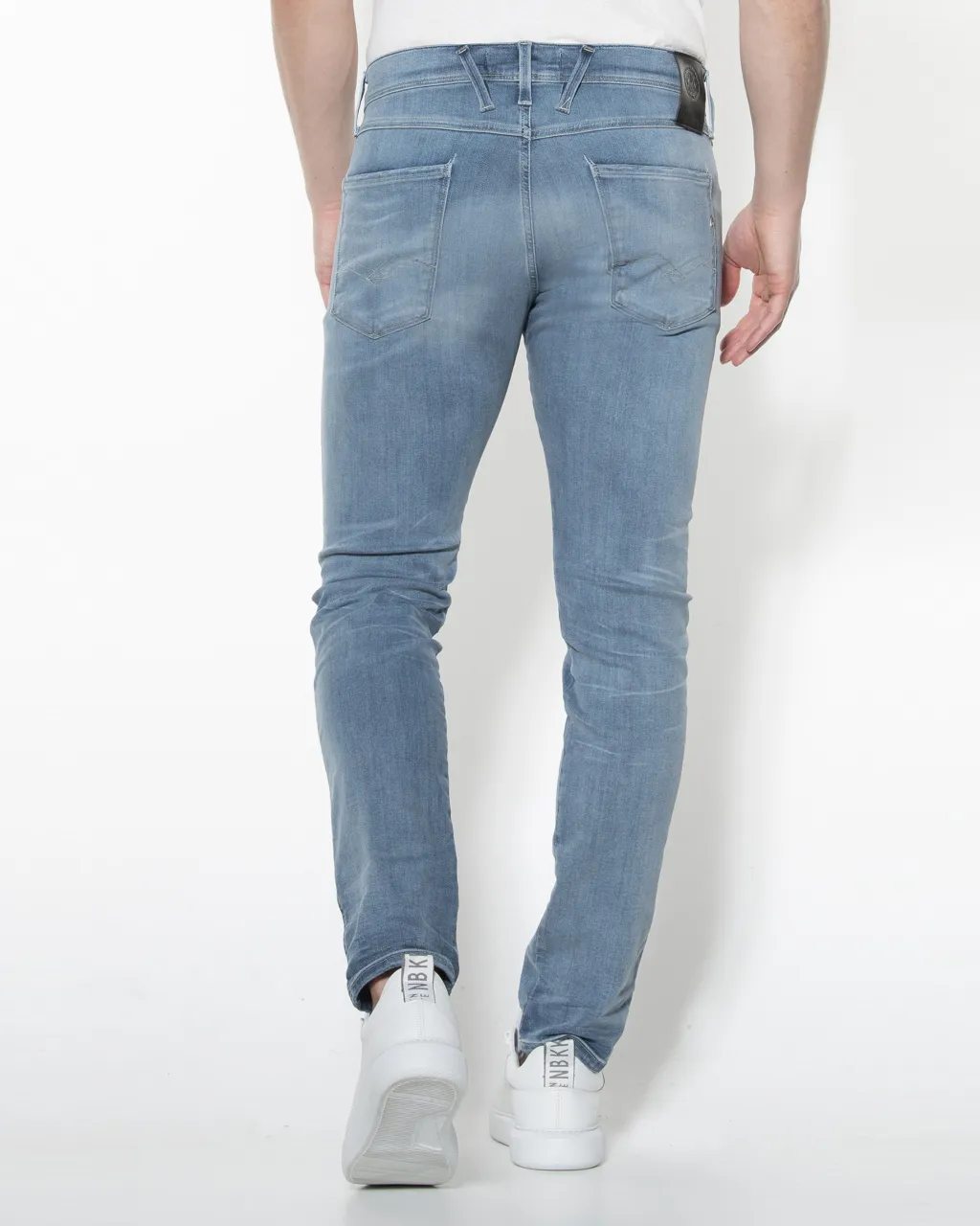 Replay Anbass Hyperflex Bio Jeans Blauw 058822-001-32/32