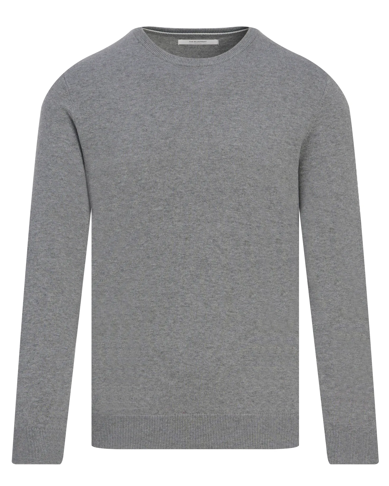 The BLUEPRINT Premium Trui O-hals Grijs 059703-001-L
