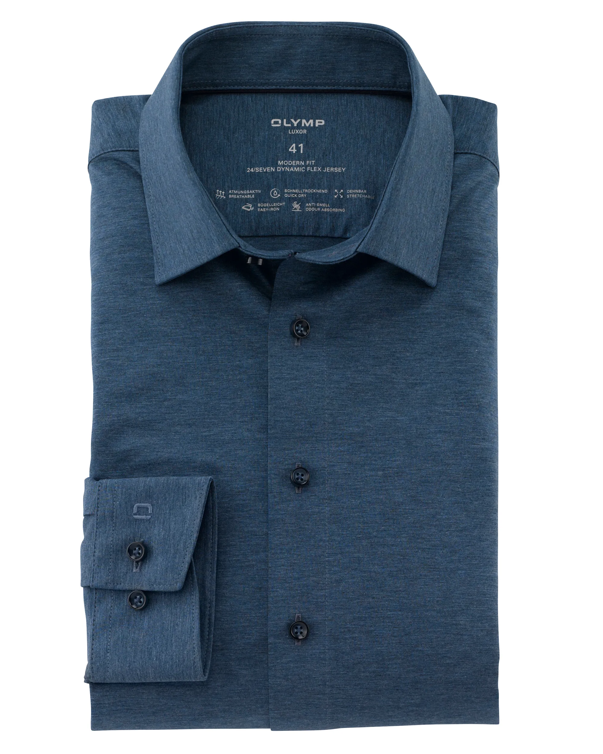 OLYMP Overhemd LM Blauw 060408-001-43