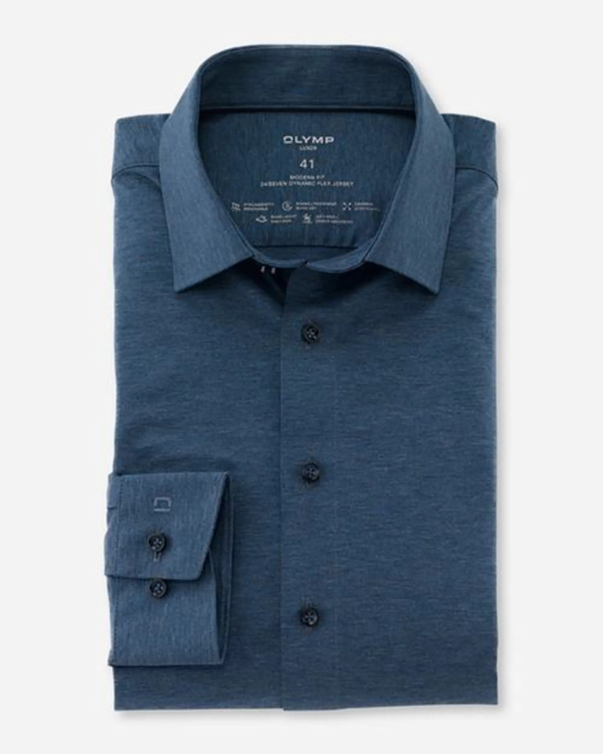 OLYMP Overhemd LM Blauw 060408-001-43