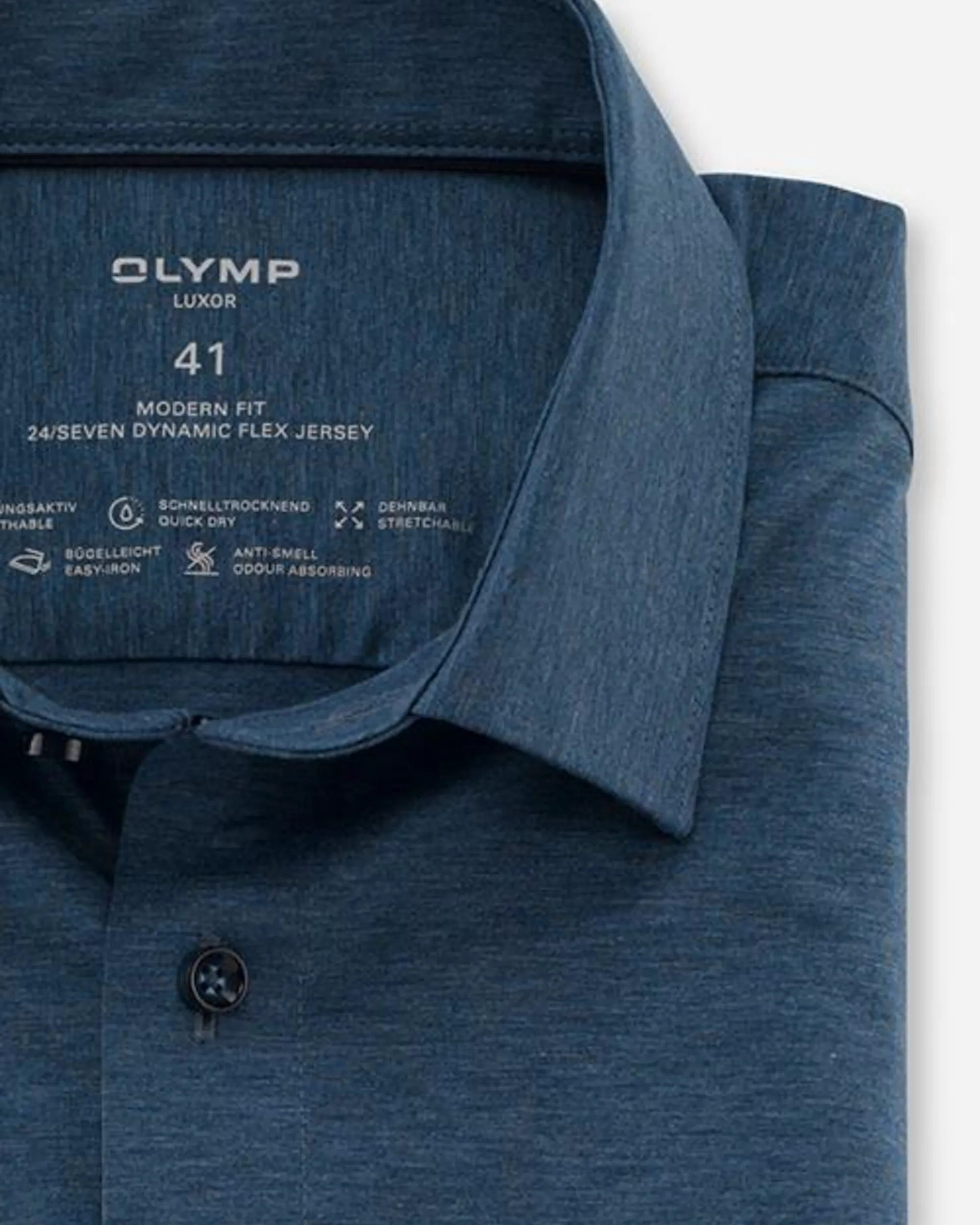 OLYMP Overhemd LM Blauw 060408-001-43