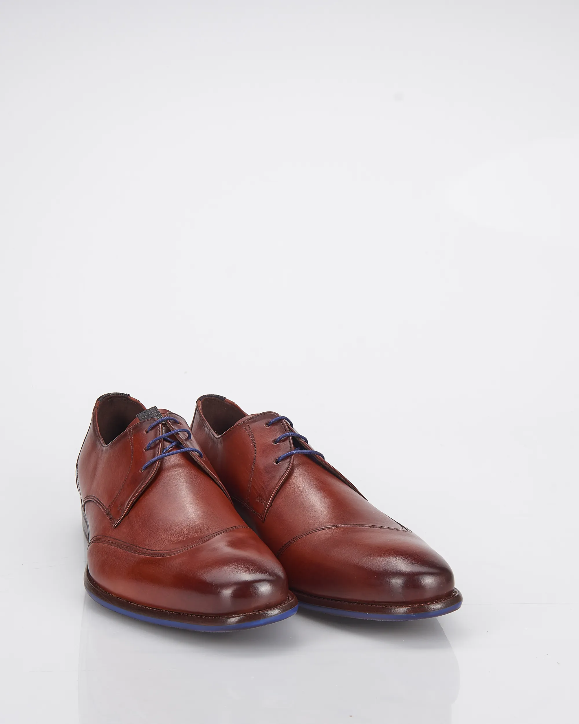 Floris van Bommel De Stijler Geklede schoenen Cognac 060427-001-10