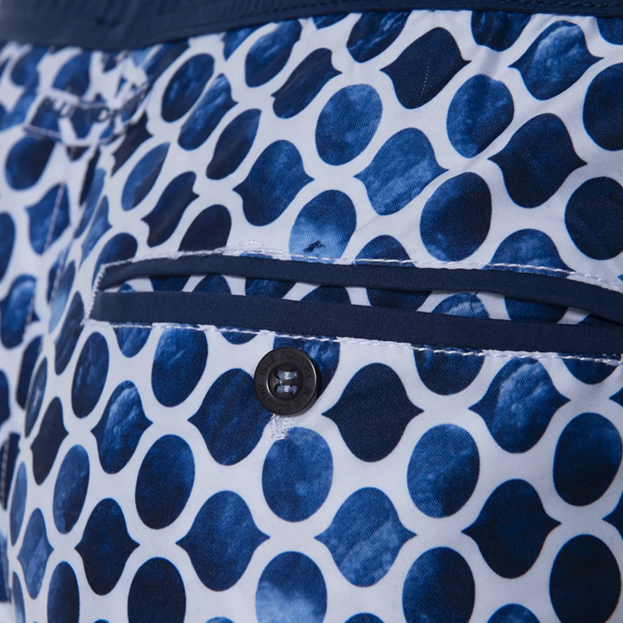 Blue Industry - Zwemshort Blauw dessin 061315-003-L