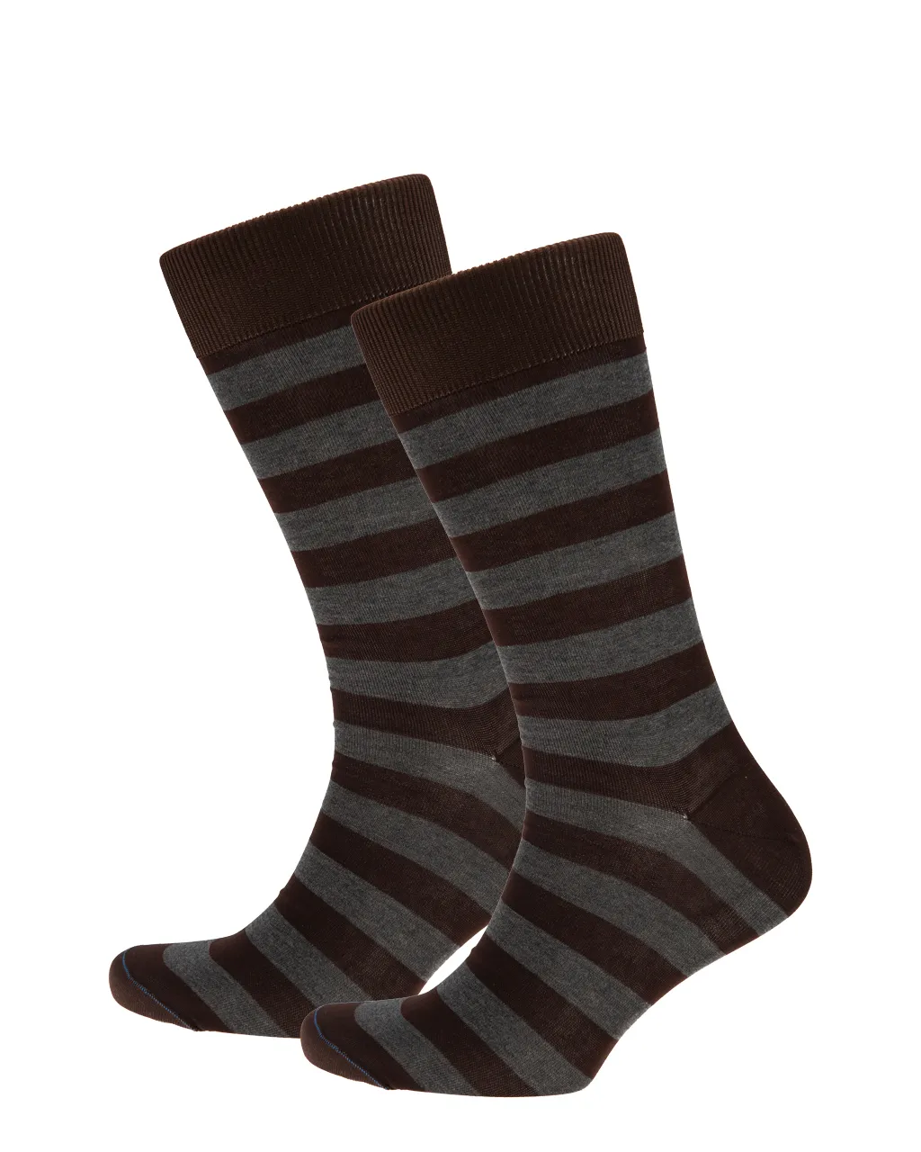 Dutch Dandies Fancy Brown Sokken Donkerbruin streep 061761-001-3942