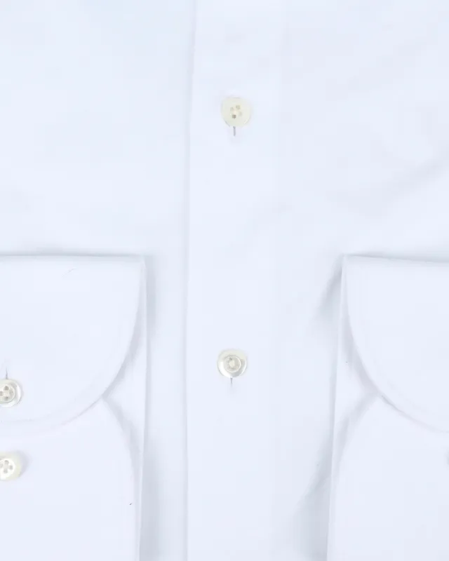 Dutch Dandies Overhemd LM Wit uni 064475-001