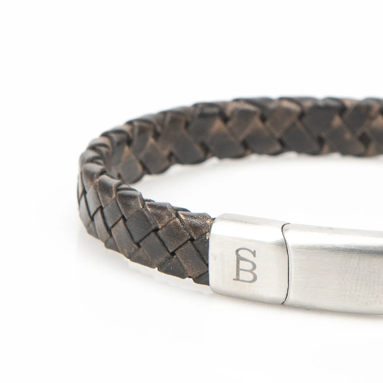 Steel & Barnett Armband Bruin 065758-001-L