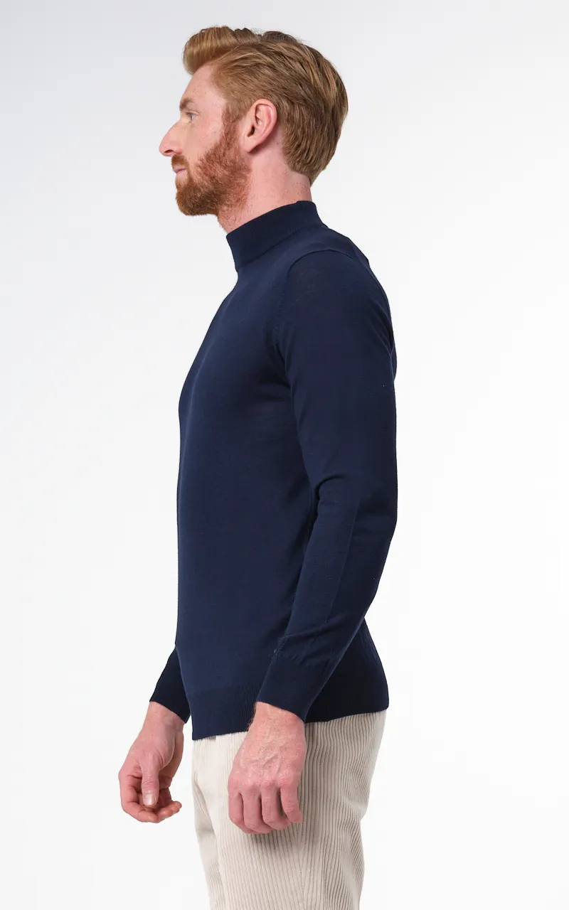 Dutch Dandies Fonda turtle neck Donkerblauw 067853-008-L