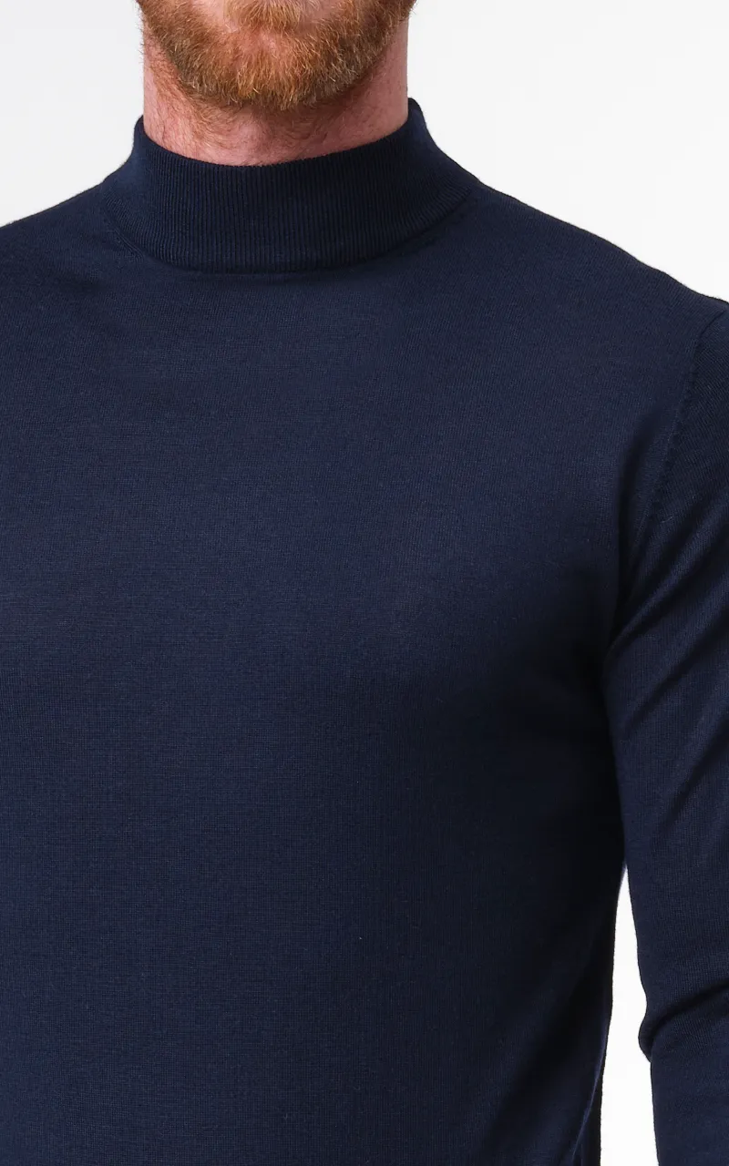 Dutch Dandies Fonda turtle neck Donkerblauw 067853-008-L