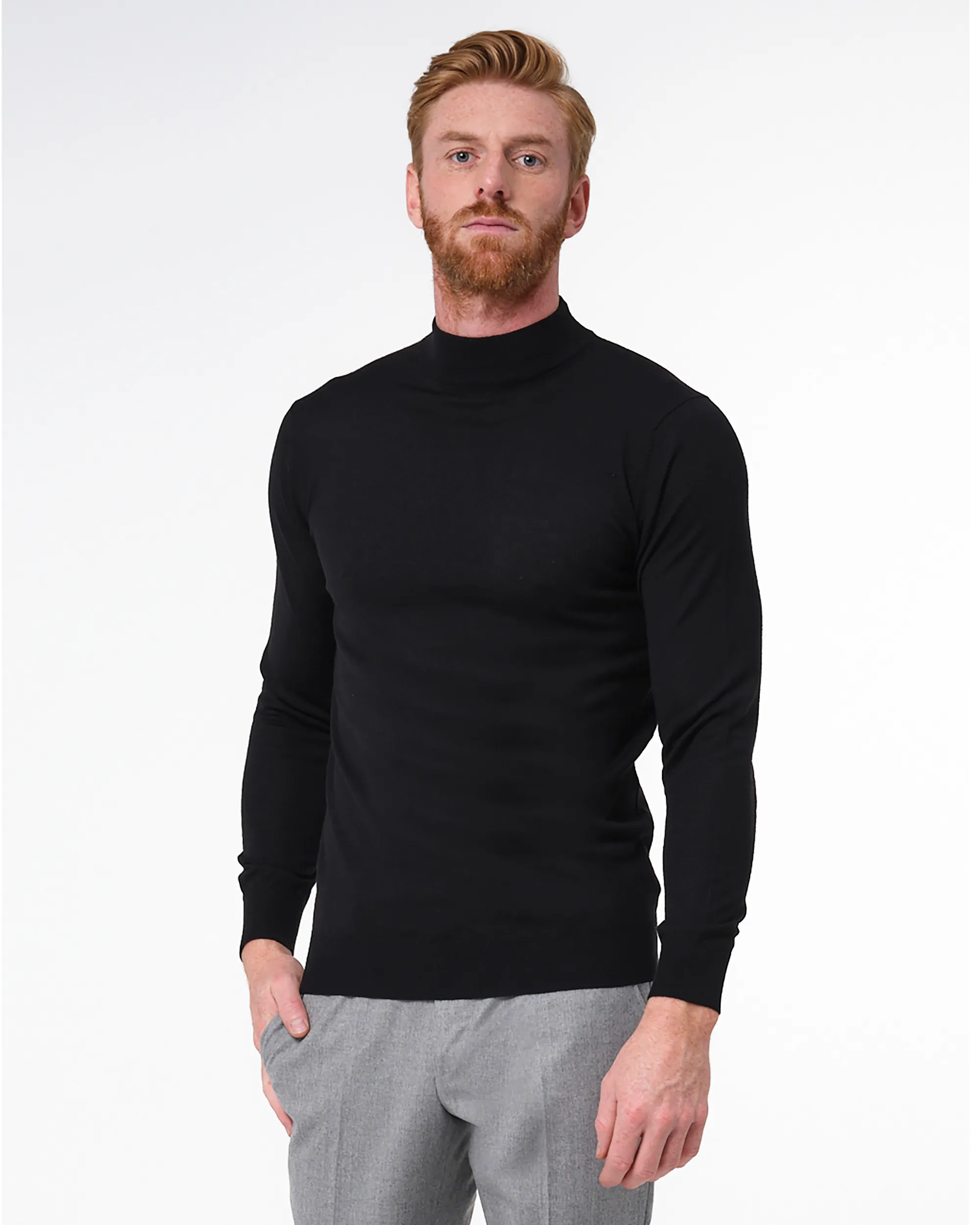 Dutch Dandies Fonda turtle neck Zwart 067853-009-L