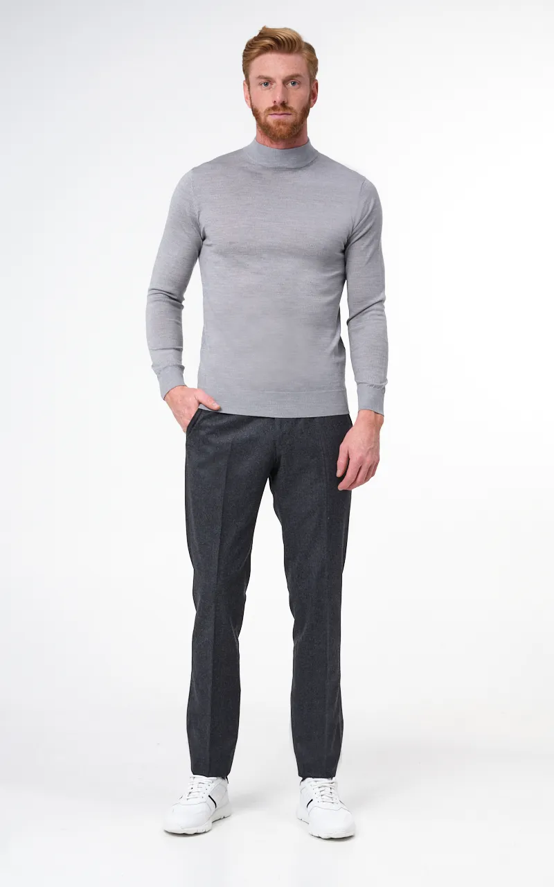 Dutch Dandies Fonda turtle neck Middengrijs 067853-011-L