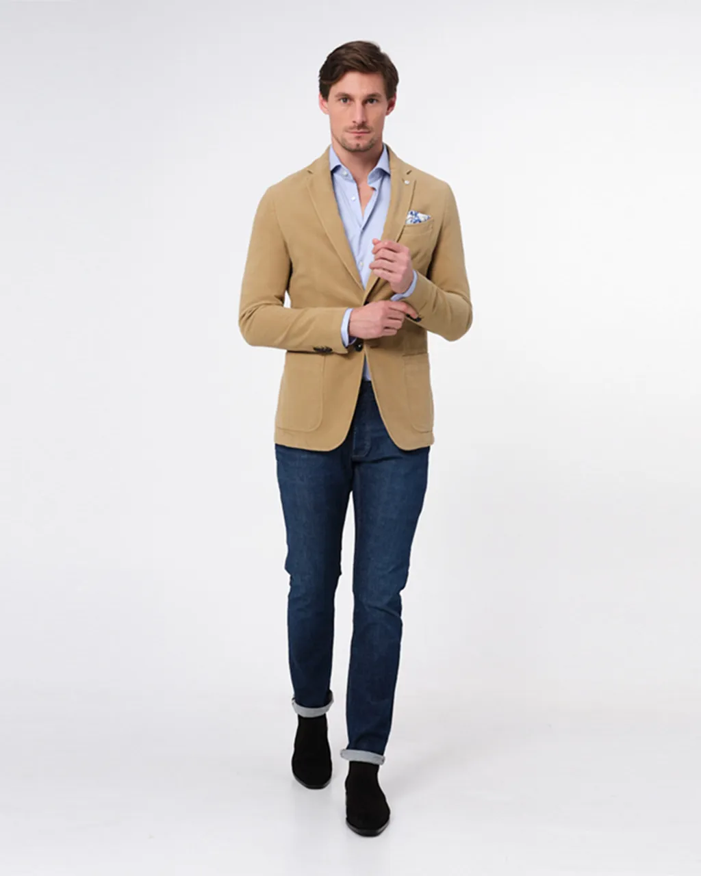 Dutch Dandies Colbert Beige uni 067863-004-46