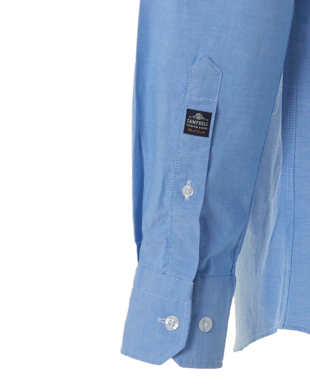 Campbell Casual Overhemd LM Lichtblauw uni 069890-002-L