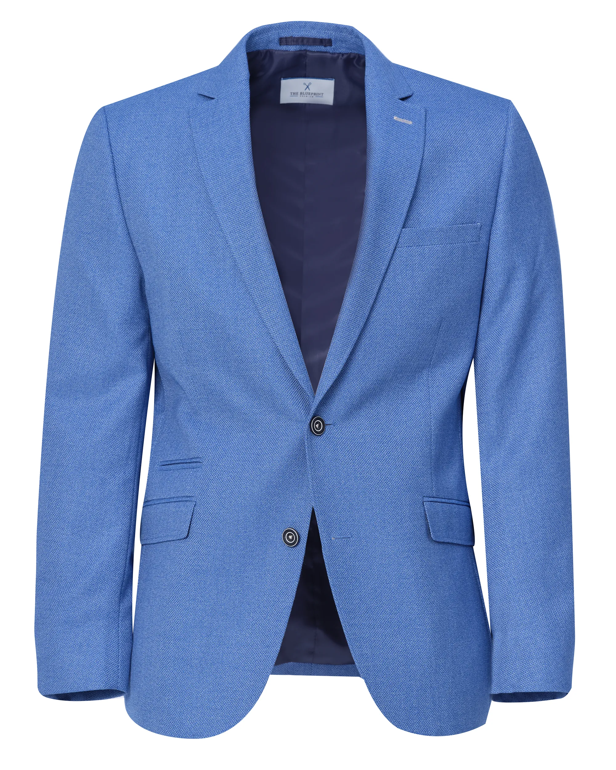 The BLUEPRINT Premium Colbert Lichtblauw uni 070156-004-102