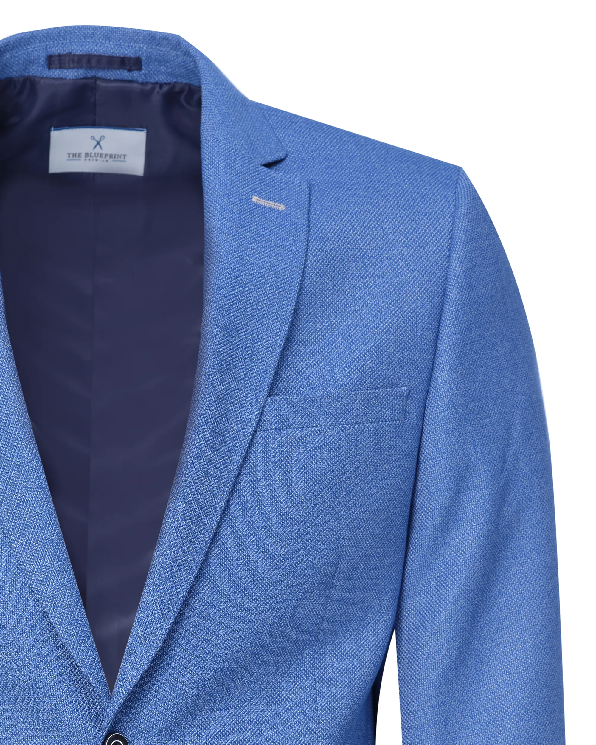 The BLUEPRINT Premium Colbert Lichtblauw uni 070156-004-102