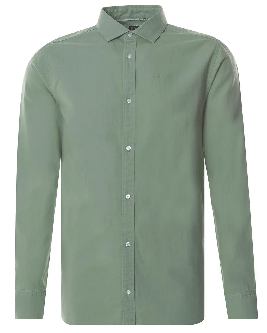 J.C. RAGS Jayden Casual Overhemd LM Lichtgroen 071693-003-L