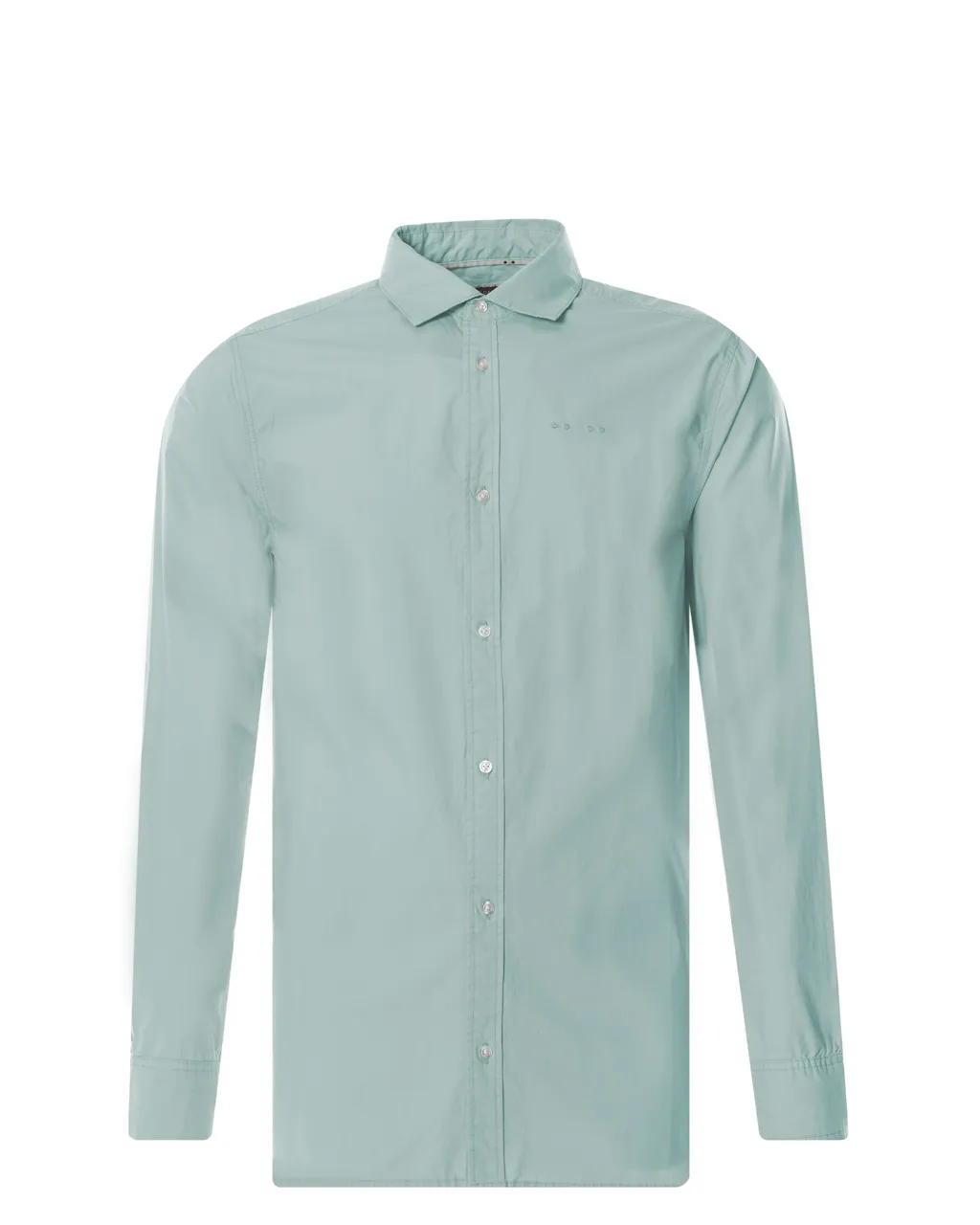 J.C. RAGS Casual Overhemd LM Lichtblauw uni 071696-001-L