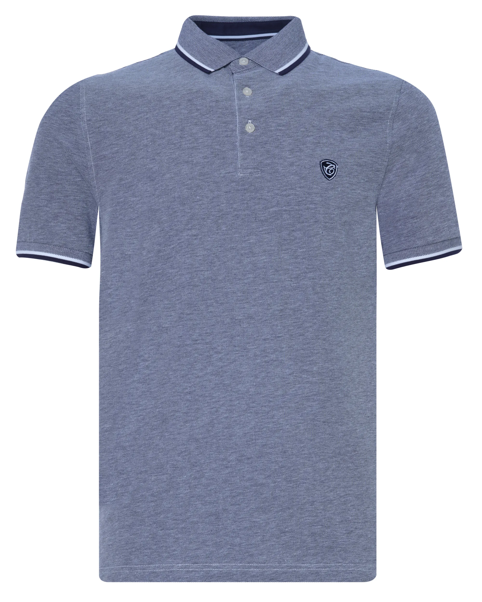 Campbell Yardville Polo KM Donkerblauw uni 071724-002-L